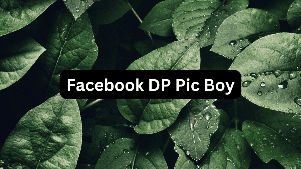 Facebook DP Pic Boy